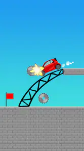 Draw Bridge Puzzle: Brain Game screenshot