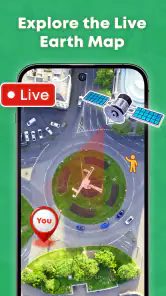 Earth Map: Live Satellite View screenshot