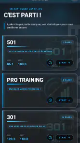 Easy Darts Scorer: Scoreboard screenshot
