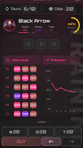 Easy Darts Scorer: Scoreboard screenshot
