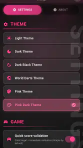 Easy Darts Scorer: Scoreboard screenshot