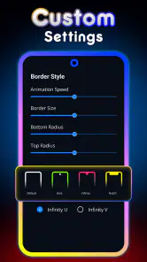 Éclairage bord: Bordure ecran screenshot