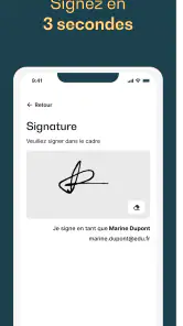 Edusign Apprenant screenshot