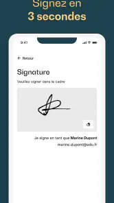 Edusign Apprenant screenshot