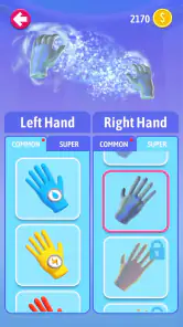 Elemental Gloves - Pouvoir X screenshot