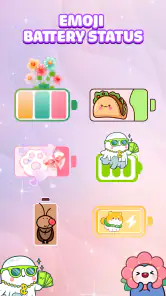 Émoji Batterie - Barre d'état screenshot