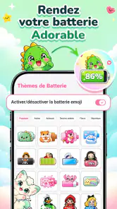 Emoji Battery: Status Bar Icon screenshot