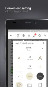 eReader Prestigio: Lecteur screenshot