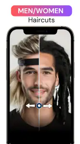 Essayez coupes de cheveux  IA screenshot