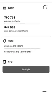 Esup Auth screenshot