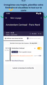 Eurail/Interrail Rail Planner screenshot