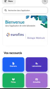 Eurofins BioMed Lab screenshot