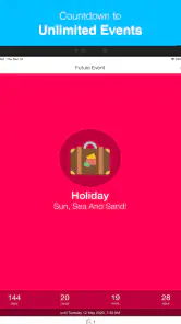 Event Countdown - Calendar App screenshot