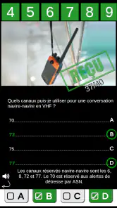 Examen Permis Bateau Côtier screenshot