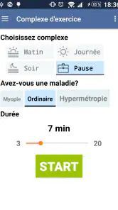 Exercice des yeux screenshot