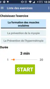Exercice des yeux screenshot