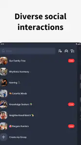 Fambase: Live & Group Chat screenshot