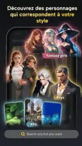 Fantasia:Chat de personnage IA screenshot