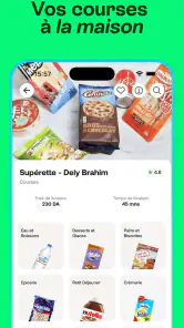 Fast: Livraison repas, courses screenshot