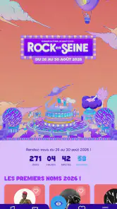 Festival Rock en Seine 2026 screenshot