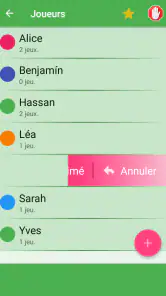 Feuille de Score screenshot