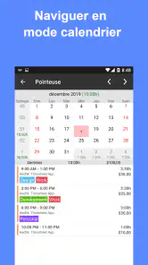 Feuille temps - Heures travail screenshot