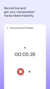 Fireflies: AI notetaker screenshot