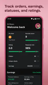 Fiverr - Services freelance screenshot