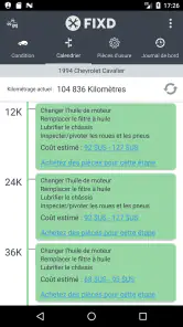 FIXD OBD2 Scanographe screenshot