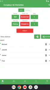 Fléchettes Compteur de Scores screenshot