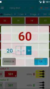 Fléchettes - Score screenshot