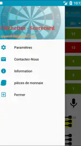 Fléchettes - Score screenshot
