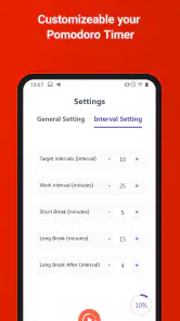 FocusCommit - Pomodoro Timer screenshot