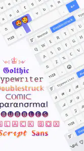 Fonts Aa - Fonts Clavier screenshot