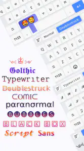 Fonts Aa - Fonts Clavier screenshot