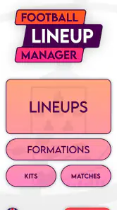 Football Lineup Manager screenshot