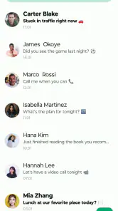 Fossify Messages screenshot