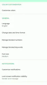 Fossify Messages screenshot