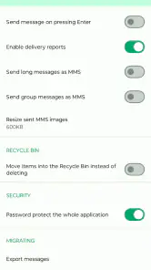 Fossify Messages screenshot