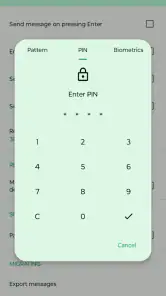 Fossify Messages screenshot