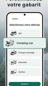 Gabary - GPS Camping-Car & Van screenshot