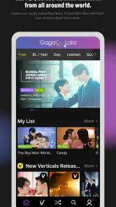 GagaOOLala: Gay, Les, BL Films screenshot