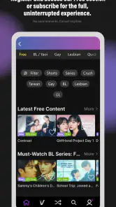 GagaOOLala: Gay, Les, BL Films screenshot