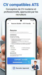 Générateur de CV Fabricant CV screenshot
