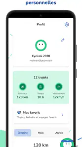 Geovelo - GPS & Stats vélo screenshot