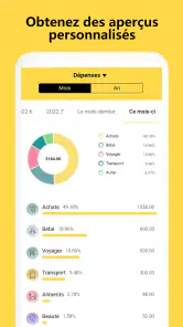 Gestion budget et dépenses screenshot