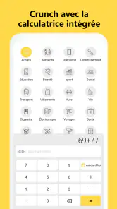Gestion budget et dépenses screenshot