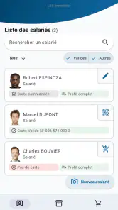 Gestion Carte BTP screenshot
