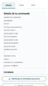 Gestion Carte BTP screenshot