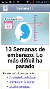 Gestograma - Embarazo Facemamá screenshot